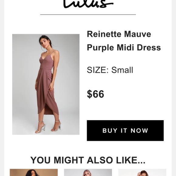 Lulus Midi Mauve Dress - Picture 8 of 8